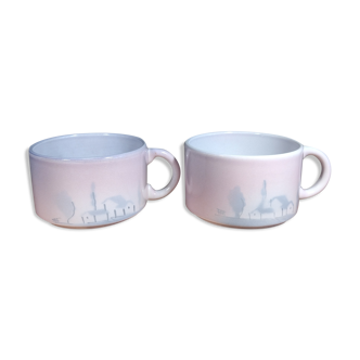 Duo de tasses Salins les bains