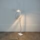 Vintage 70s floor lamp in white metal