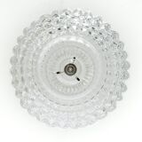 Stunning crystal glass pendant, Peill & Putzler, Germany, 1970s