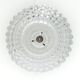 Stunning crystal glass pendant, Peill & Putzler, Germany, 1970s