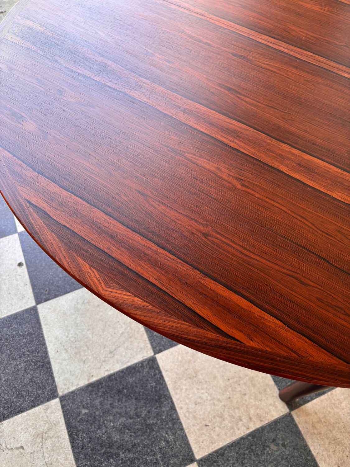 Table Arne Vodder en palissandre