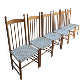 Rare ensemble de six chaises modele"Racine" de Roche Bobois.