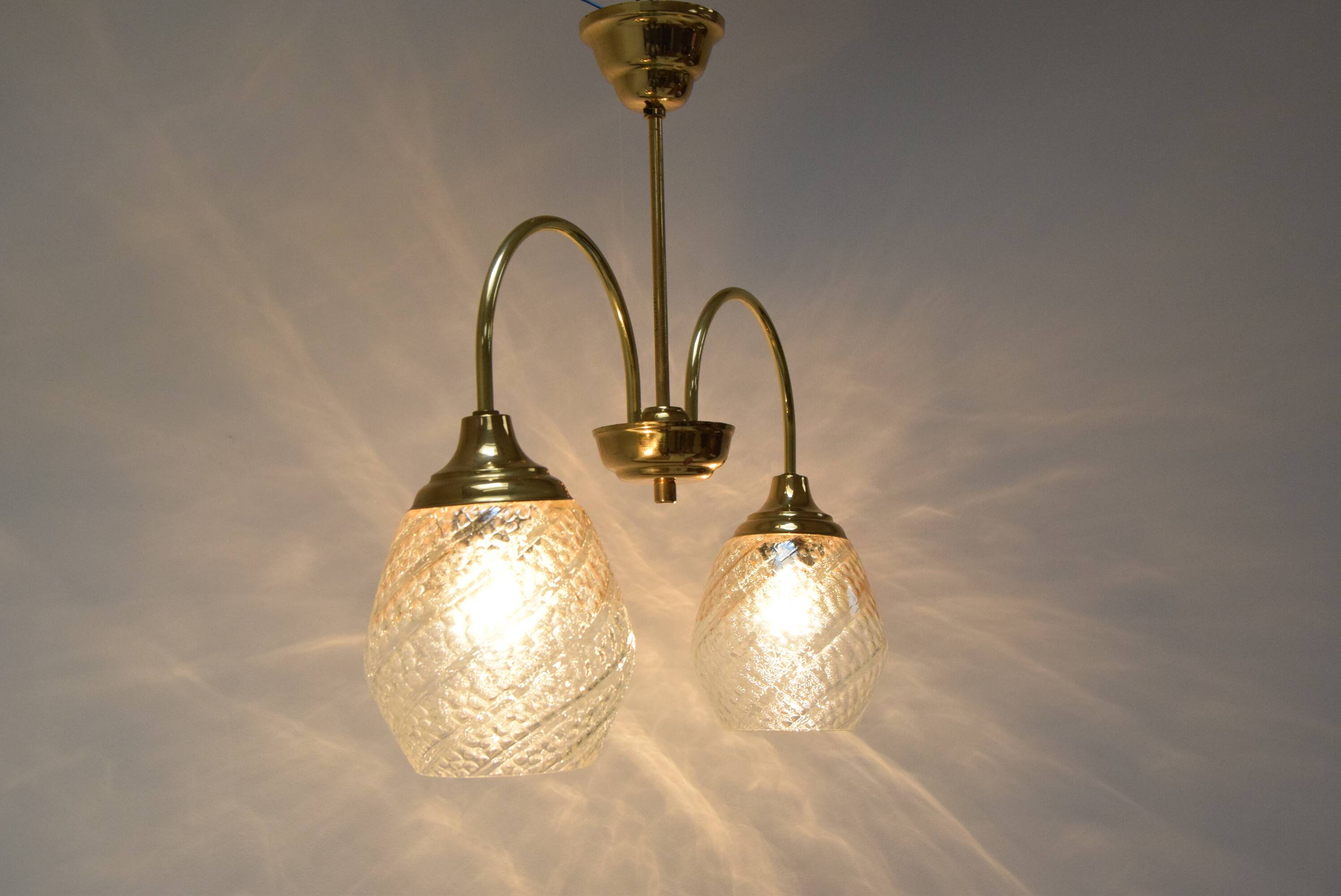 Designer Vintage Chandelier, 1970's.