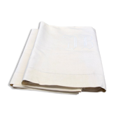 Drap ancien métis et lin XIXe