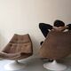 Swivel tulip chair in beige fabric Artifort, design 1970
