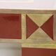 Vintage Jean-Claude Mahey coffee table in lacquered wood and brass, 1970