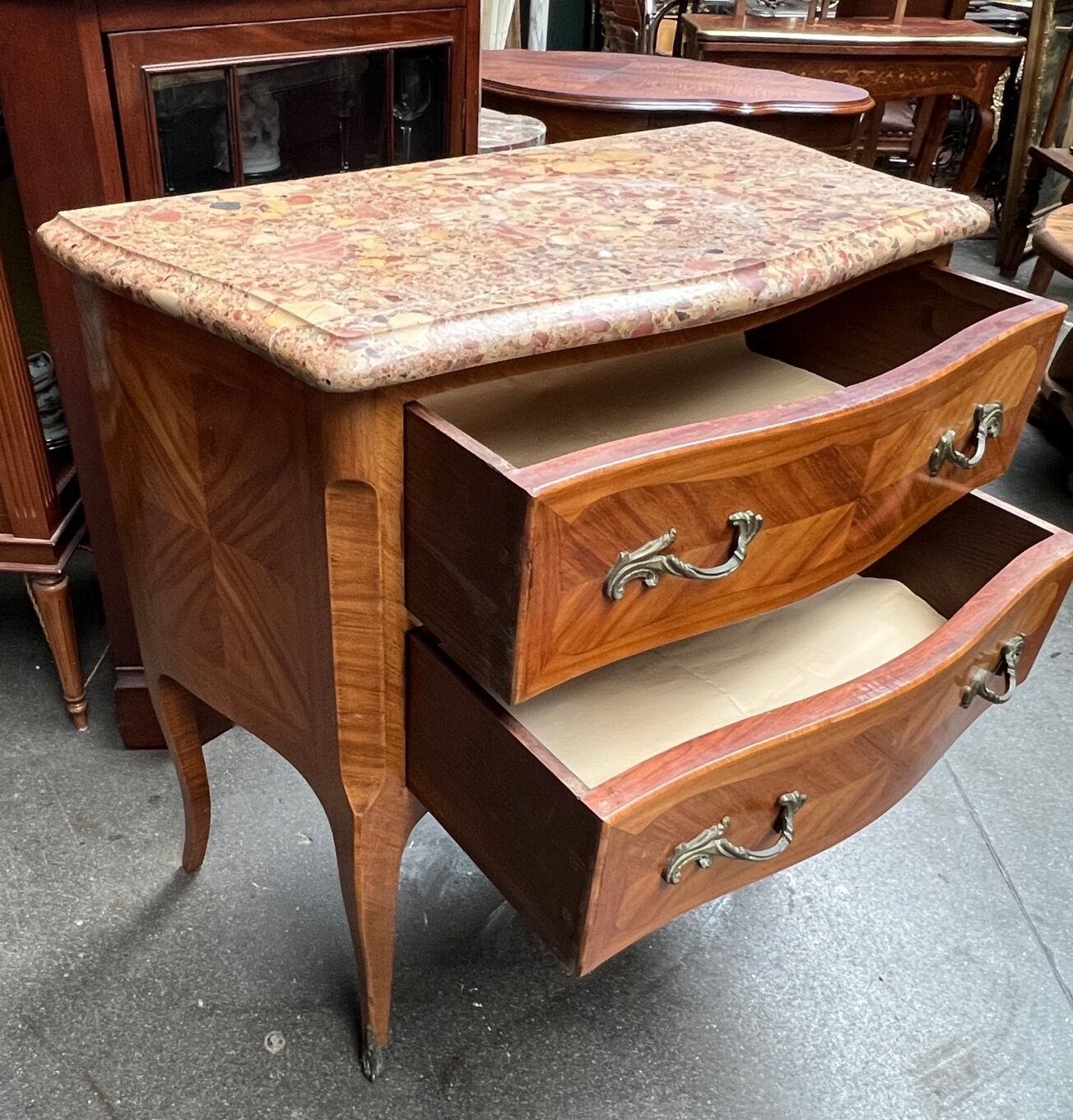 Louis XVI style chest of drawers.