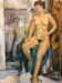 Oil painting on canvas signed Kazuko Toyokawa