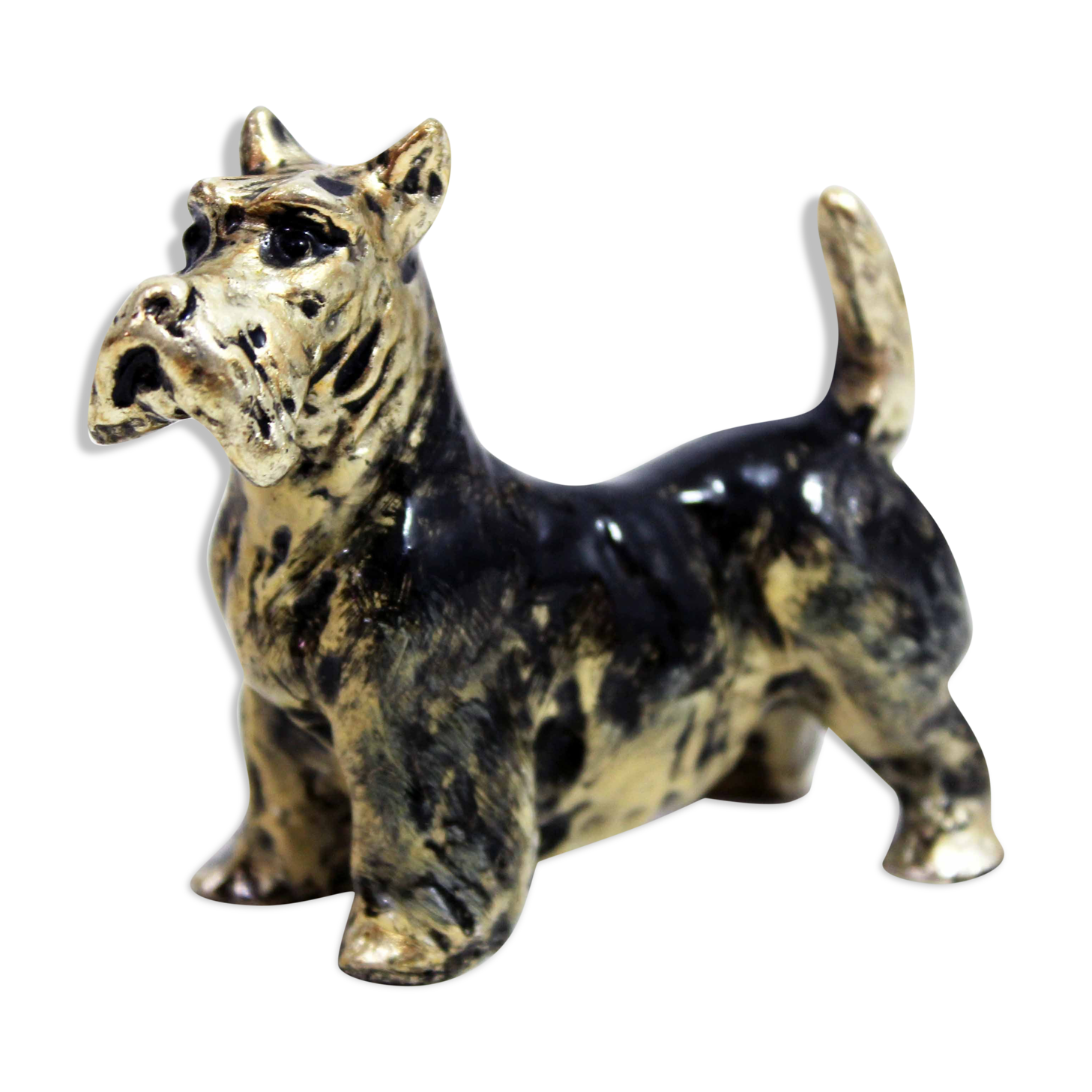 Scottish solid tin terrier