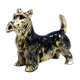 Scottish solid tin terrier
