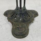 Art Deco bistro table, garden table on cast iron base