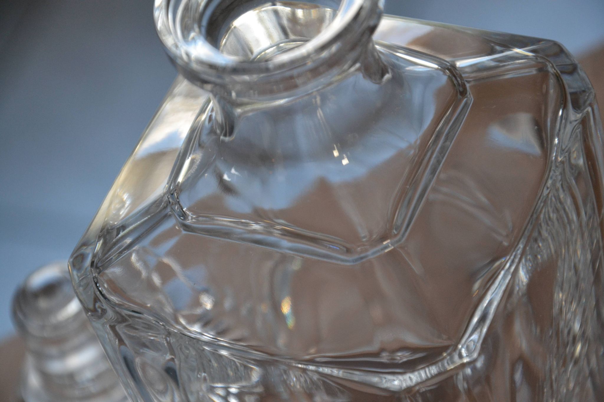 Carafe à whisky en cristal d'Arques