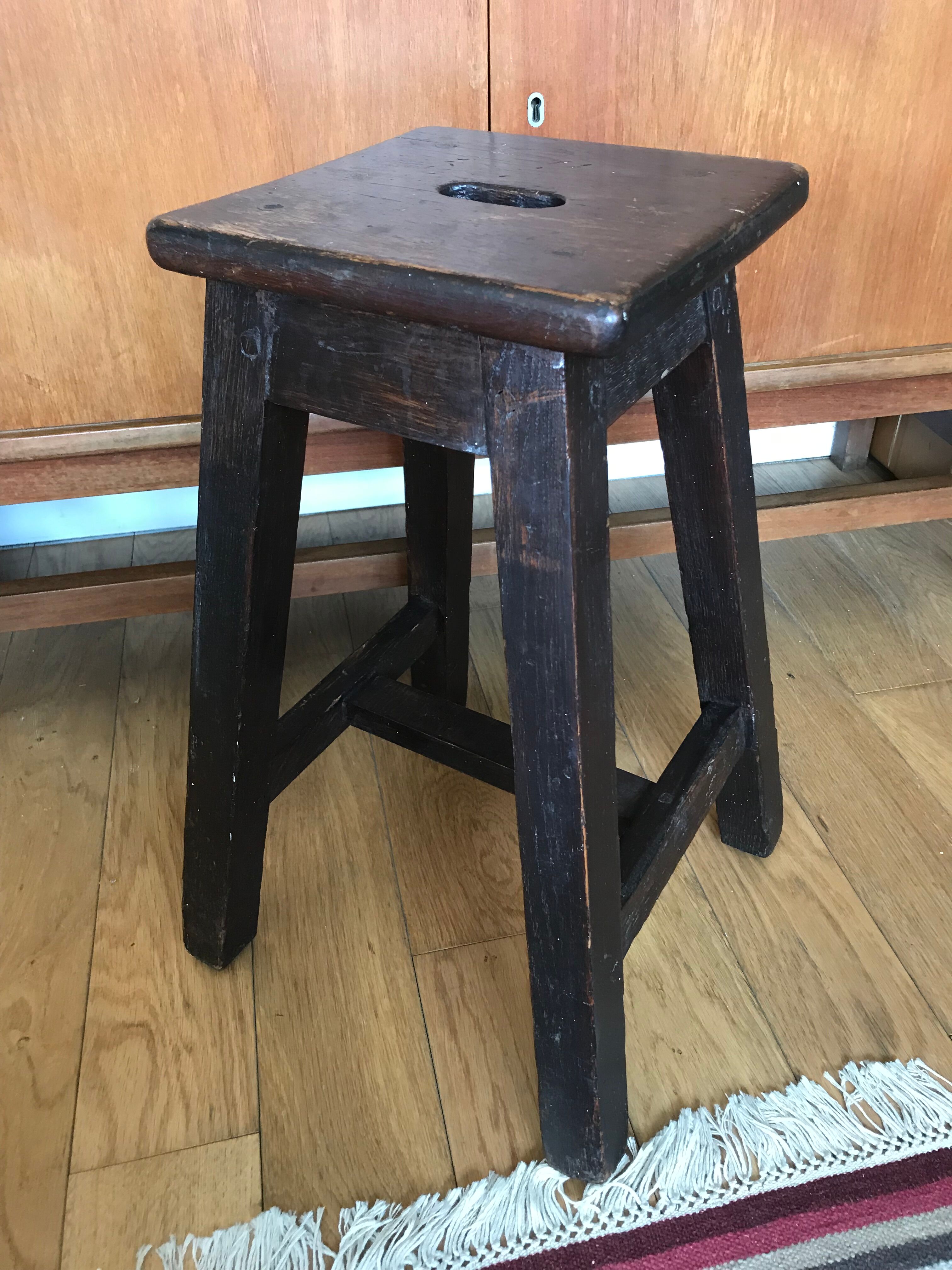 Wooden stool