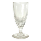 verre à pied à absinthe ancien, 1900, XIXème, soufflé bouche