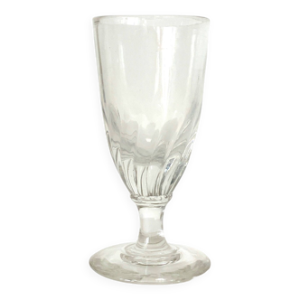 verre à pied à absinthe ancien, 1900, XIXème, soufflé bouche