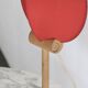 Lampe italienne en bois et coton