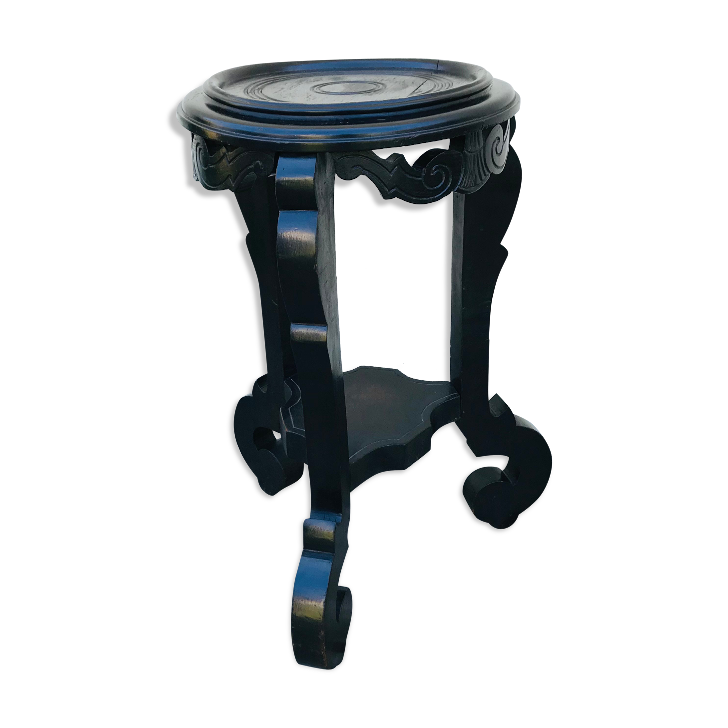 Black wooden tripod harness 1920