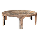 Monumental Round Cast Iron Table