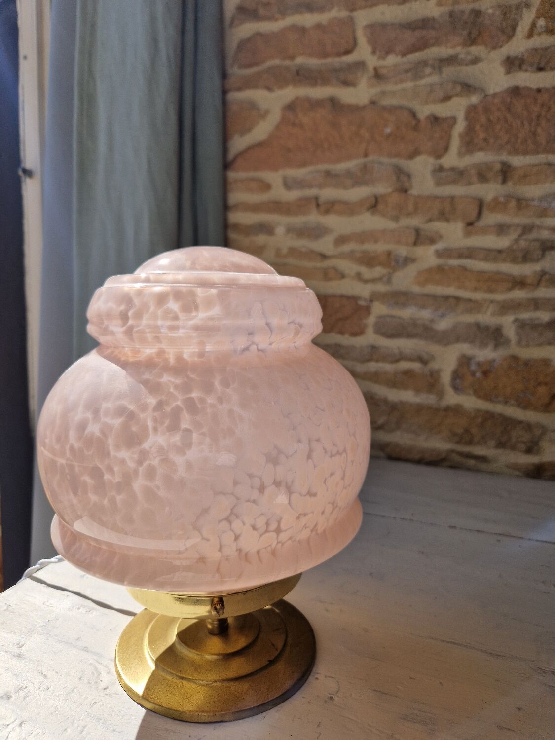 Clichy glass table lamp