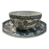 Tea set 9 pieces Japanese pattern