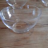 6 crystal cups