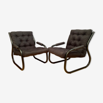 A pair of armchairs, Sweden, 1970s