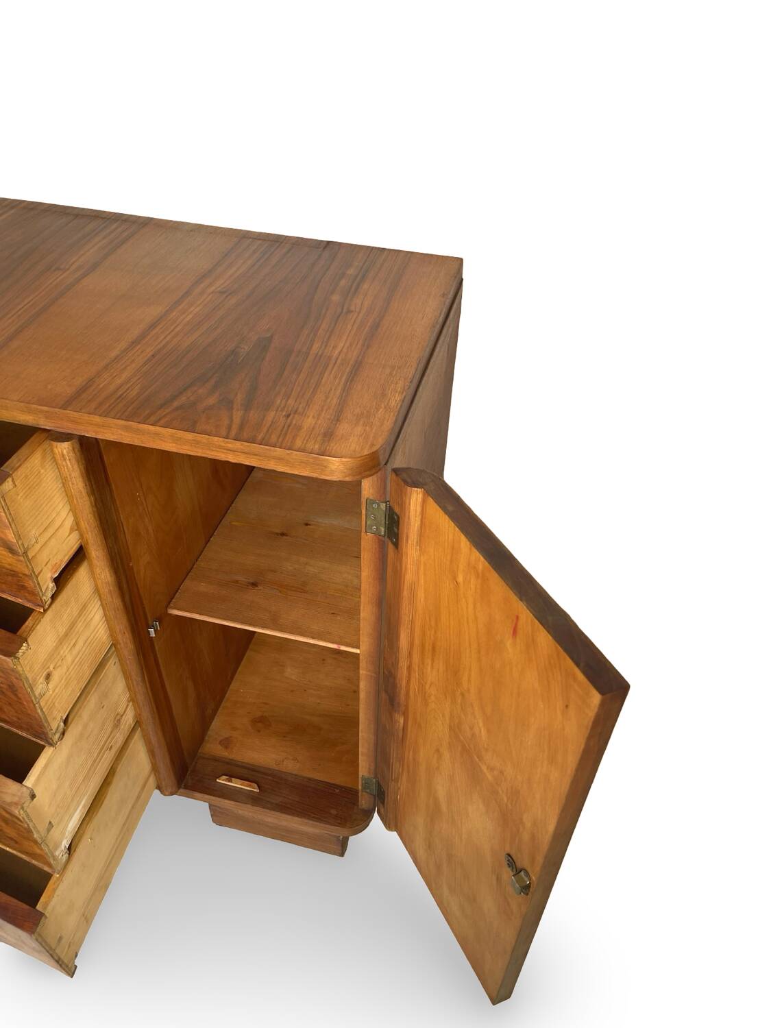 Italian Art deco walnut sideboard