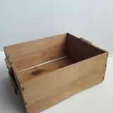 Caisse bois laiterie Charentes