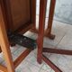 Folding table in beech from 1950
