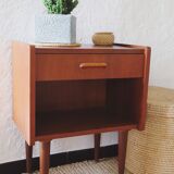 Vintage teak bedside table 1960