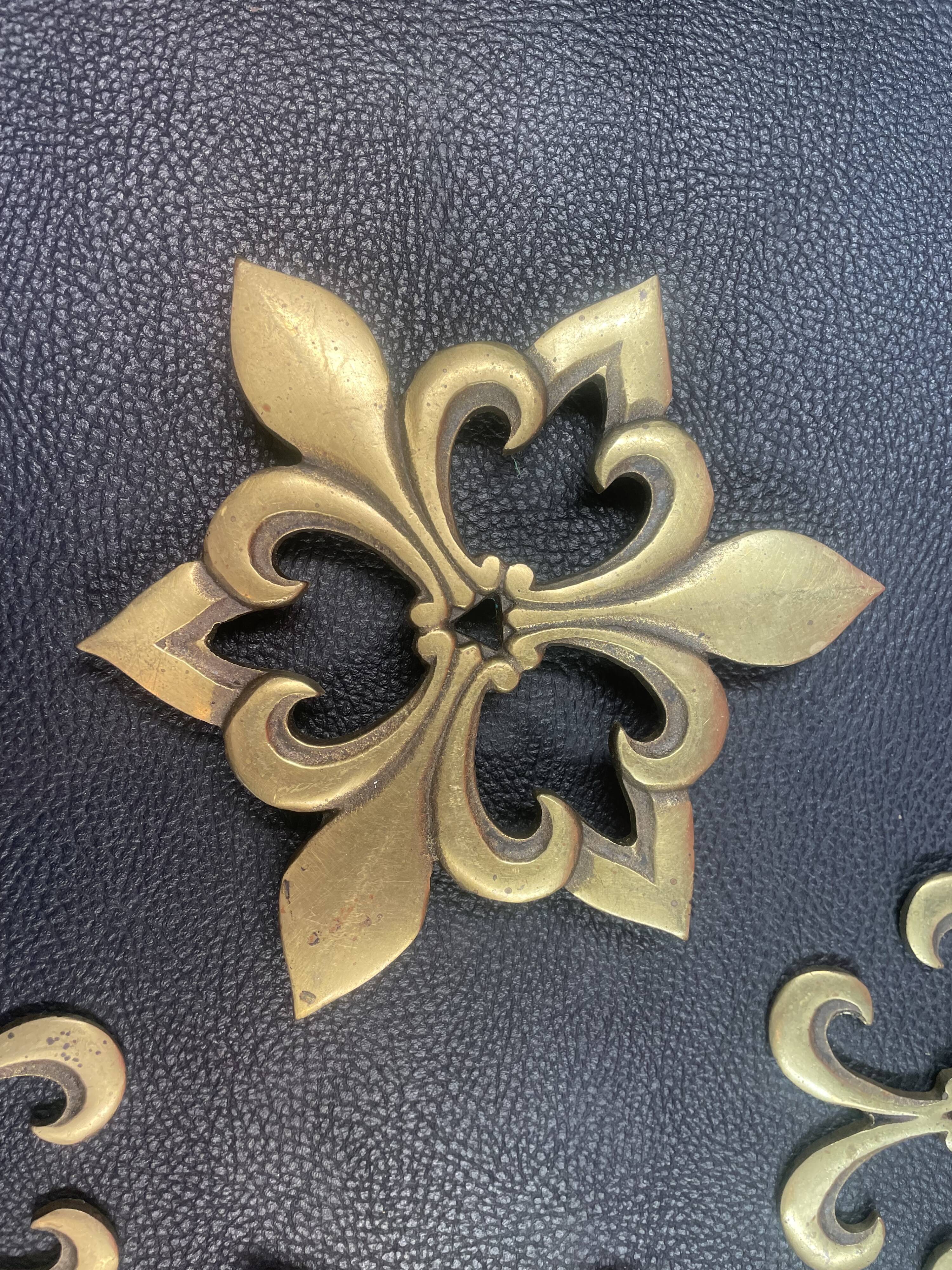 Lot 2 Dessous de plat sur 3 pieds en Bronze Laiton LYS + 2 pose bouteille