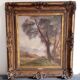Old painting Late 19th century - R VERDUN (1873-1954) - Around the chin - 81*71.5 cms