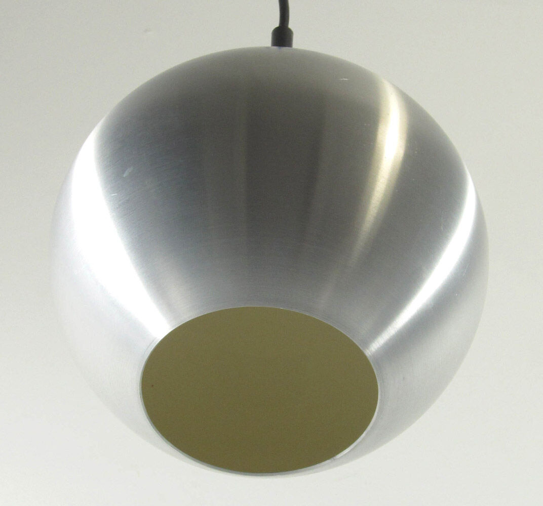 Vintage sixties aluminium ball pendant