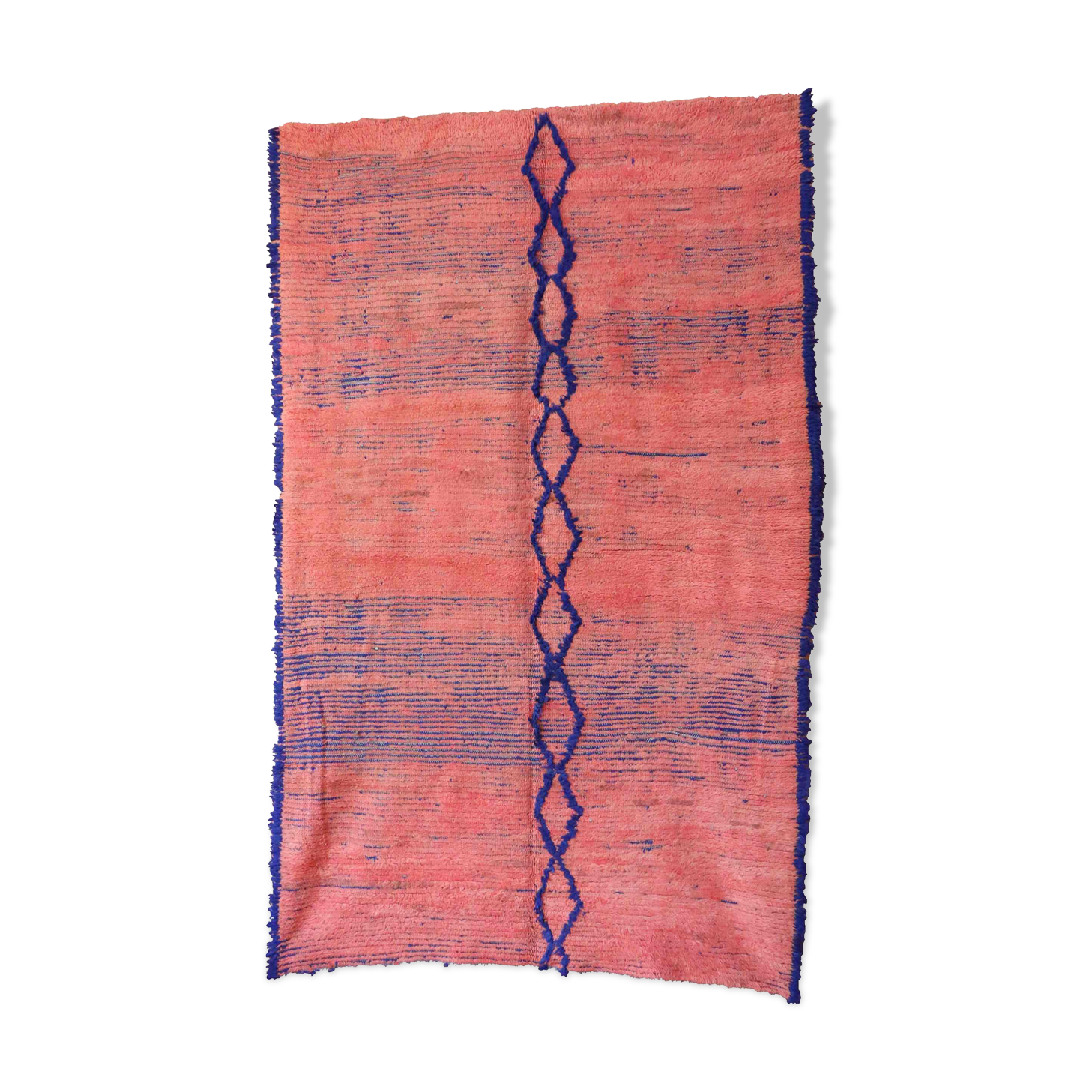 Tapis marocain rose - 163 x 255 cm
