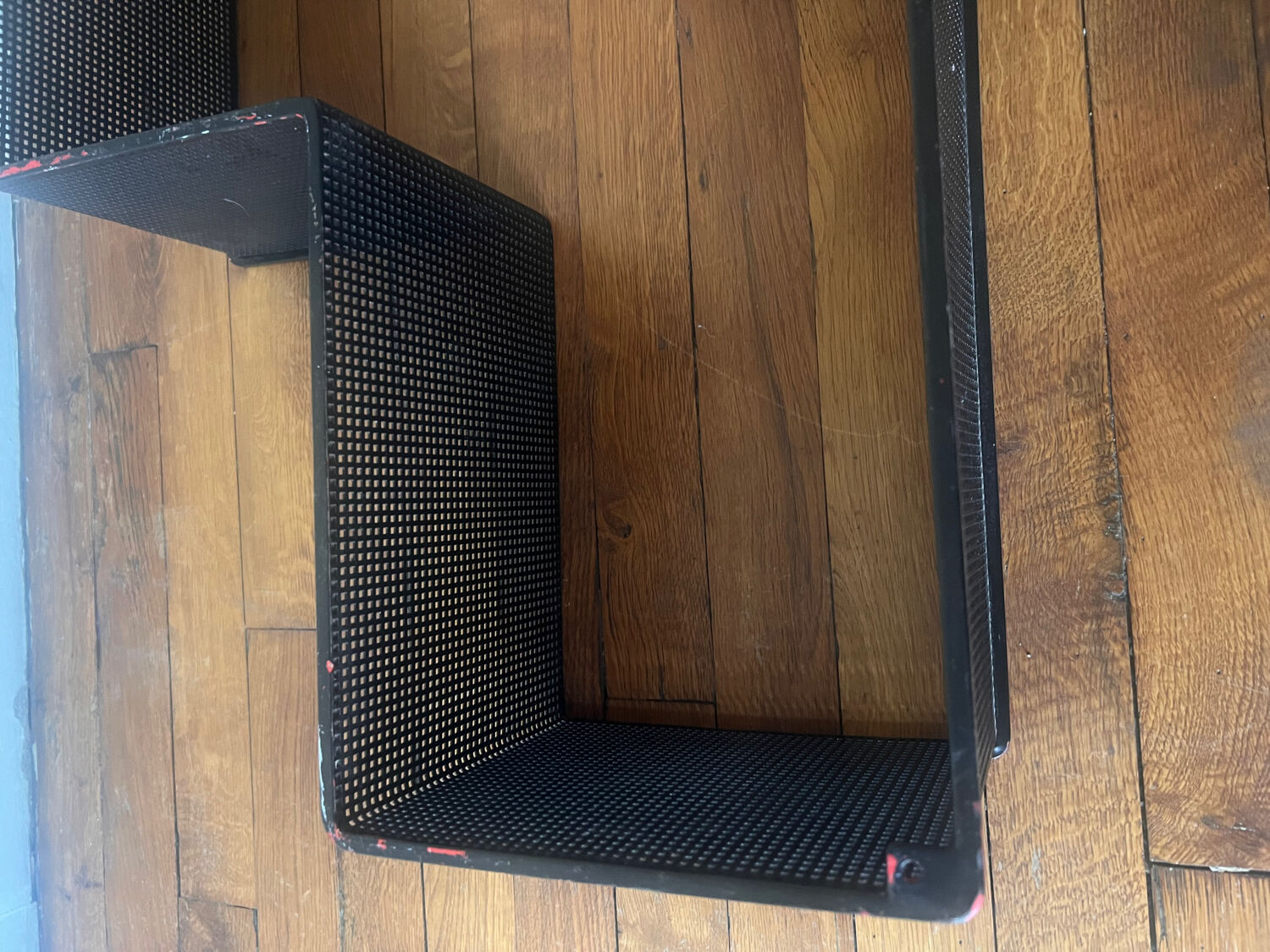 Dedal shelf, maze, Mathieu MATEGOT, original black