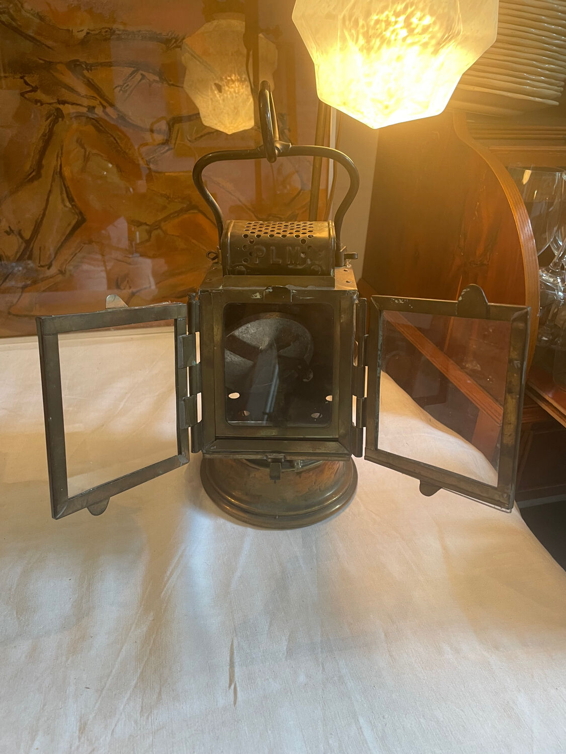 Lamp lantern vintage SNCF railwayman