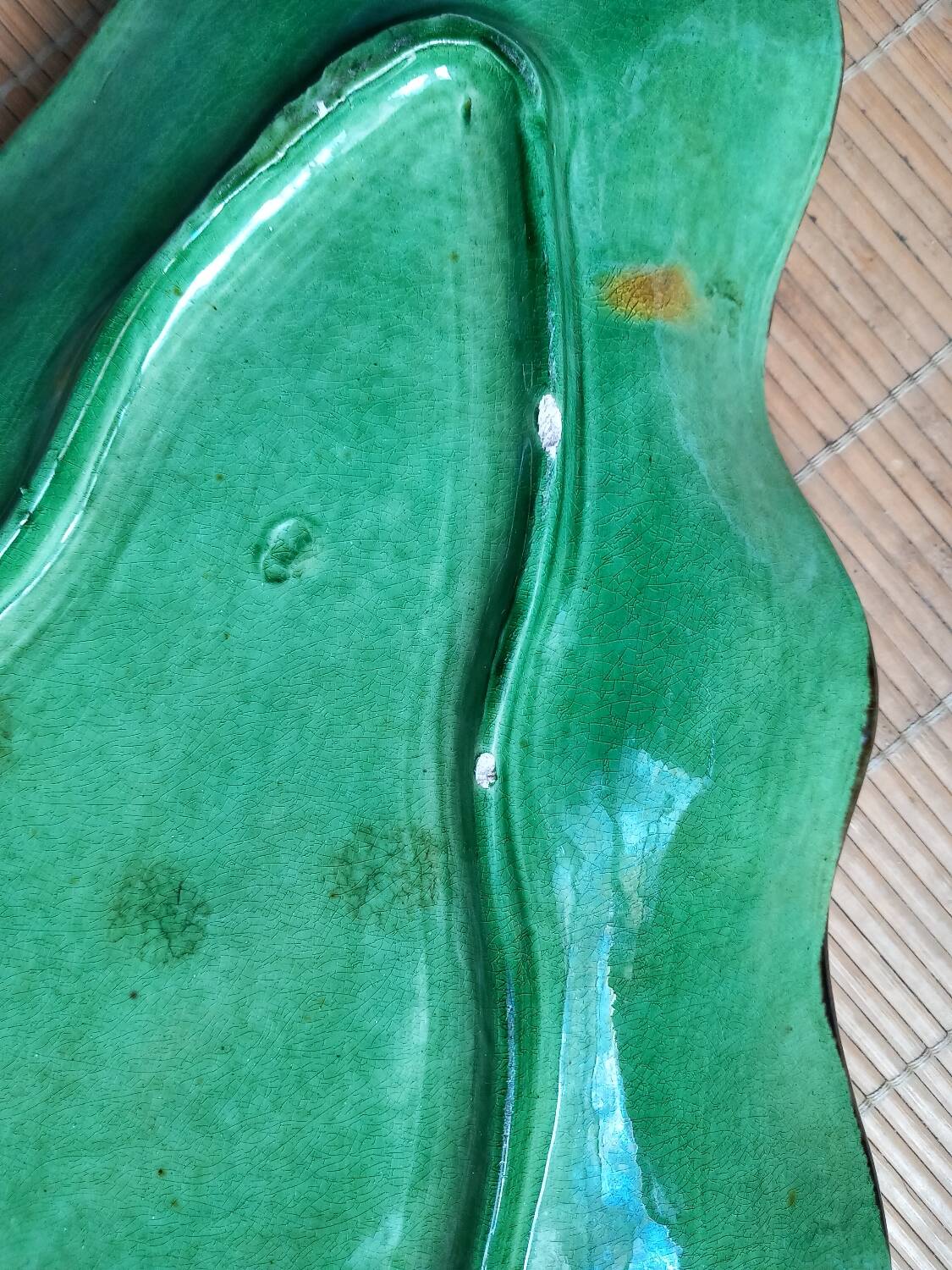 Artisanal pottery dish