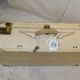 Suitcase parchment and leather 1940/50