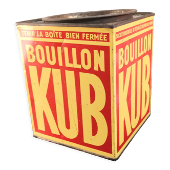 Boite bouillon KUB en métal