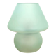 Frosted glass mushroom lamp