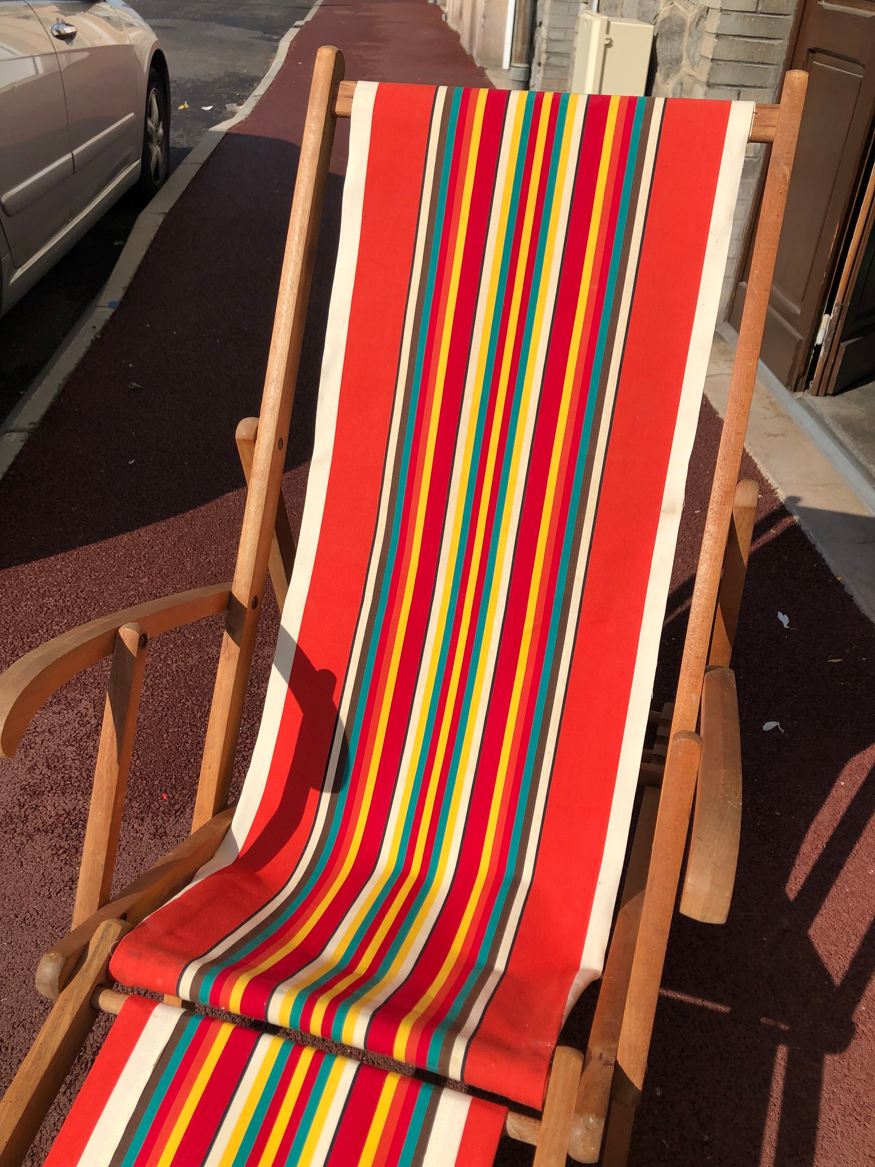 Chilean transat vintage stripes