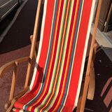 Chilienne transat vintage rayures