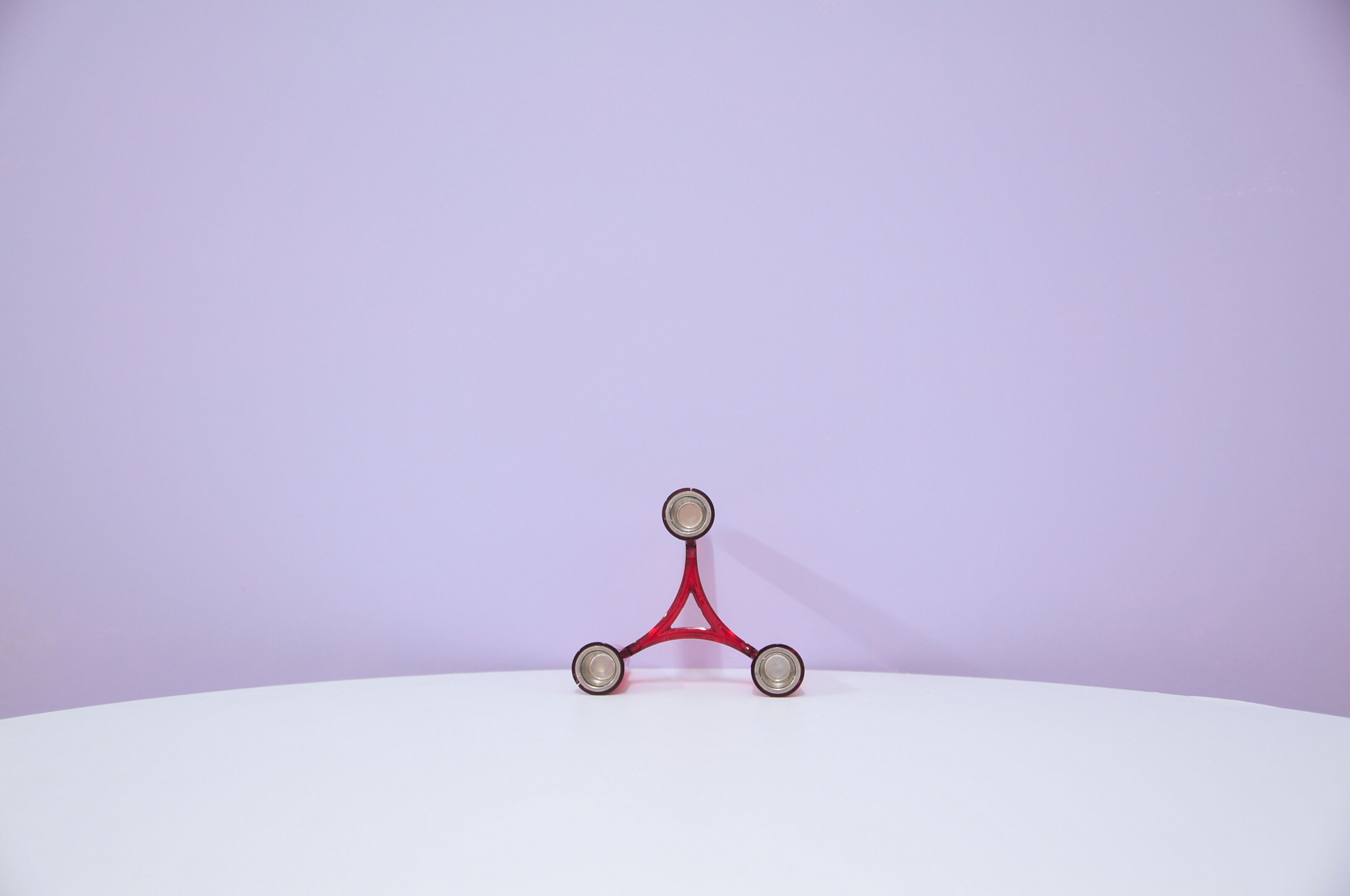 Vintage plastic candlestick koziol