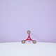 Vintage plastic candlestick koziol