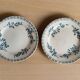 4 earthenware plates, Grigny — "Muguet" model