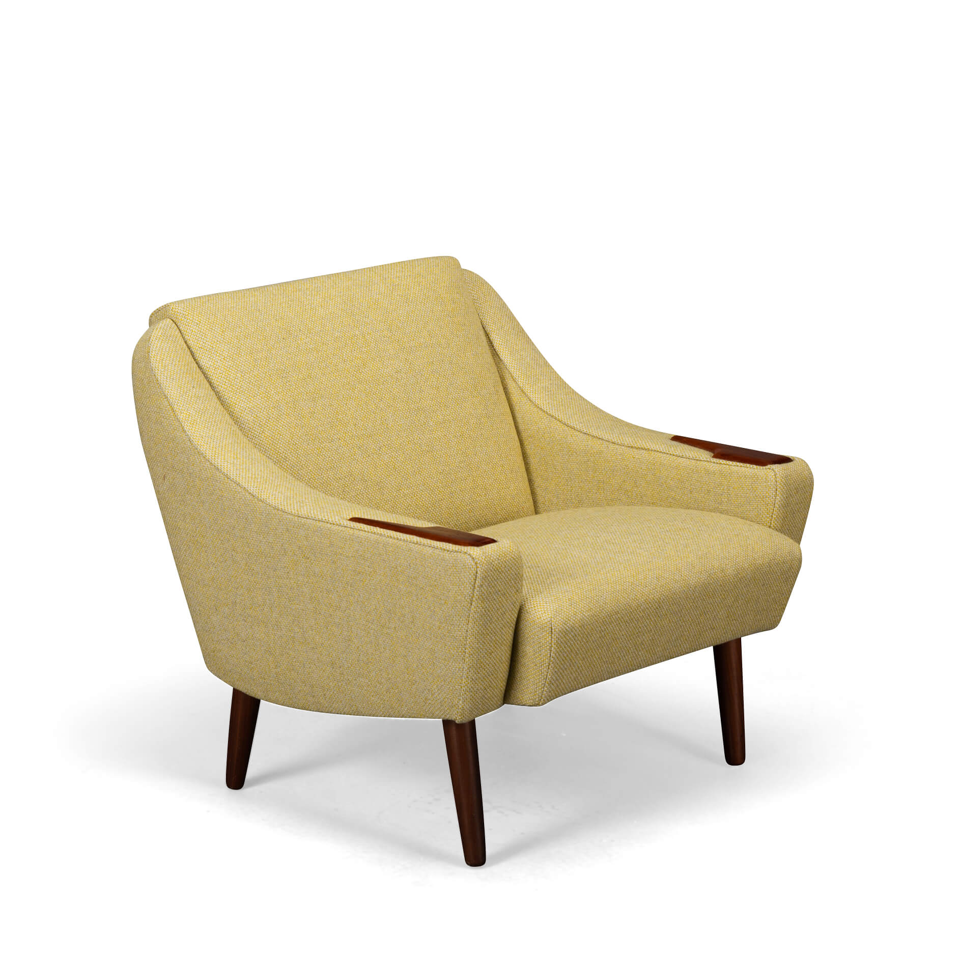 Reupholstered Vintage Armchair by Johannes Andersen, 1960s
