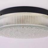 Atomic Age Glass Ceiling Light by Wila