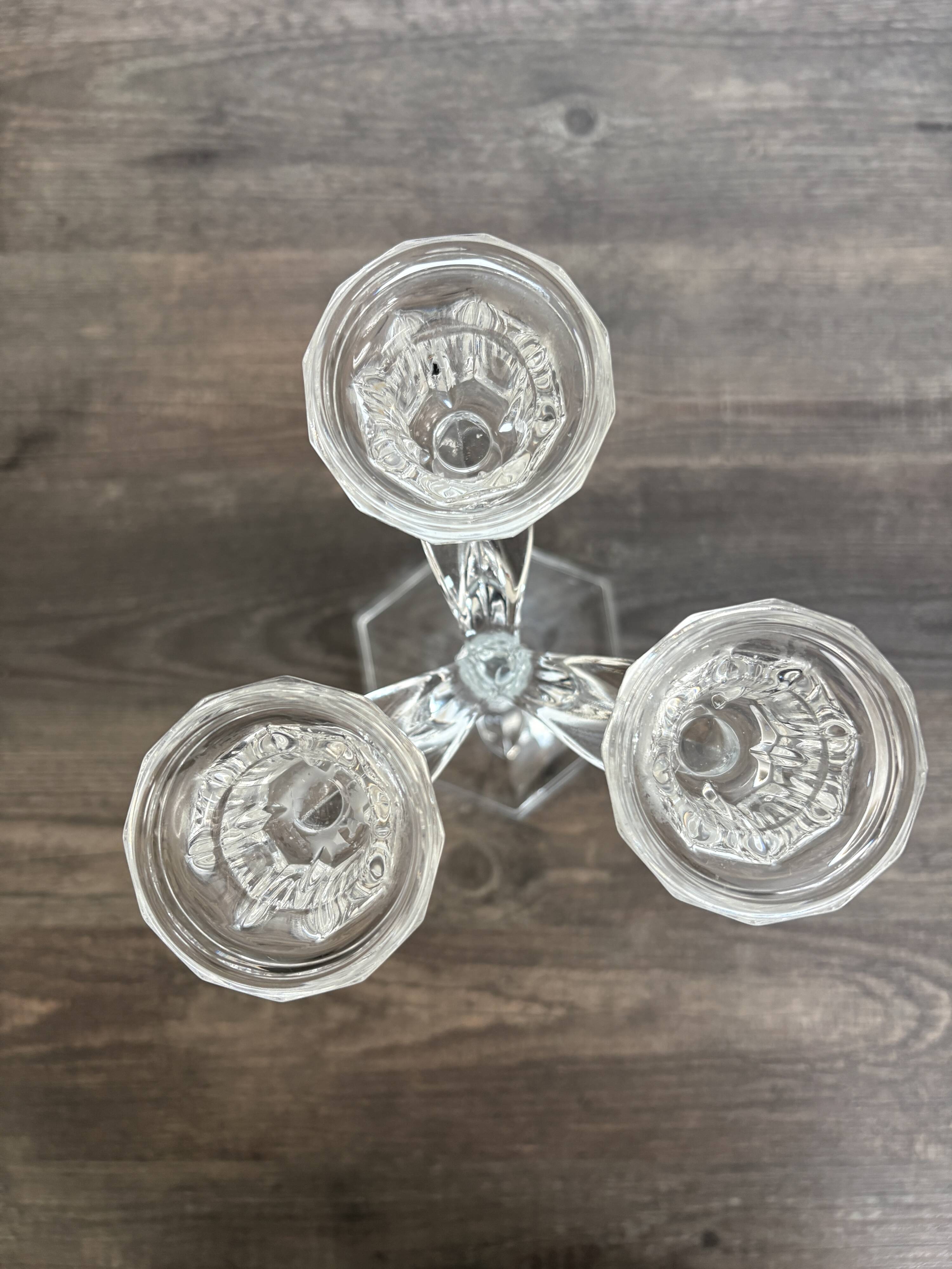 Vintage decorative chandelier Crystal d'Arques