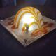 Large vintage Murano glass wall light