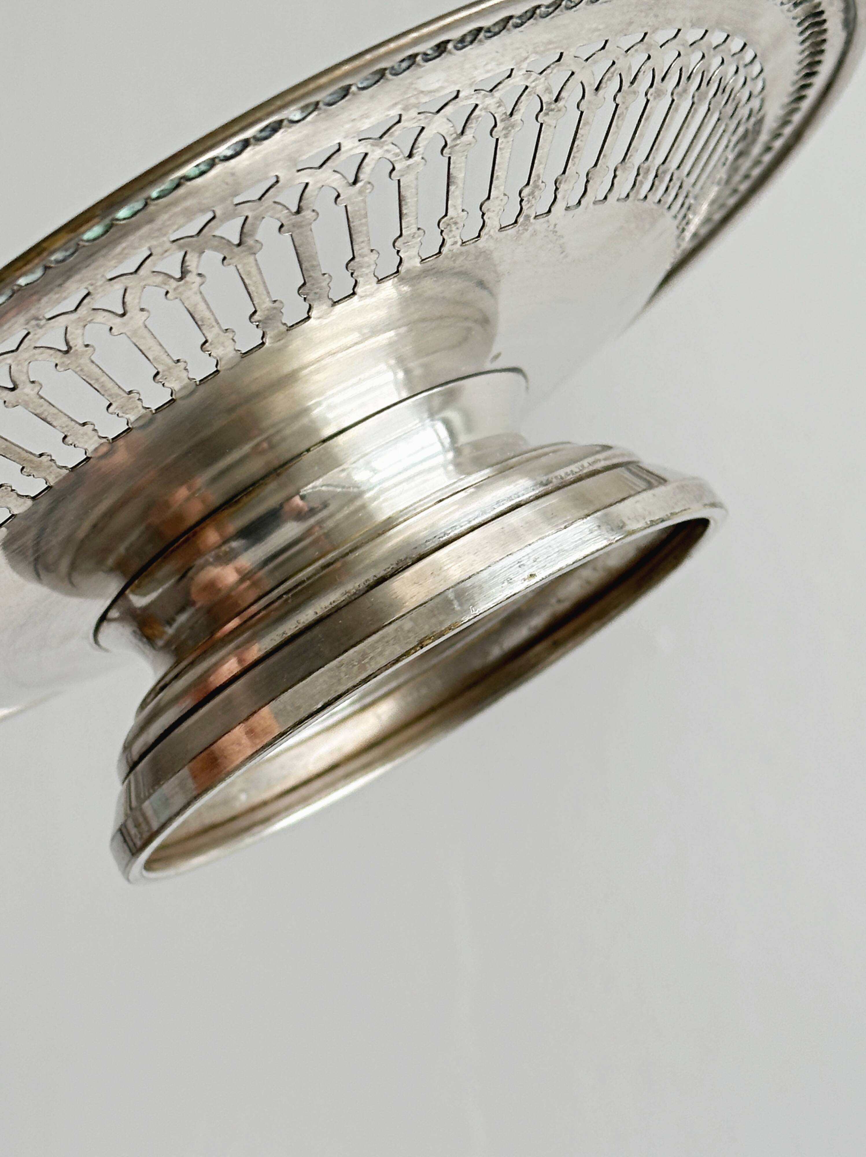 Patinated metal stand